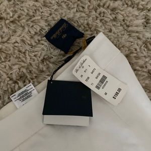 Brand new white Brooks Brothers pants